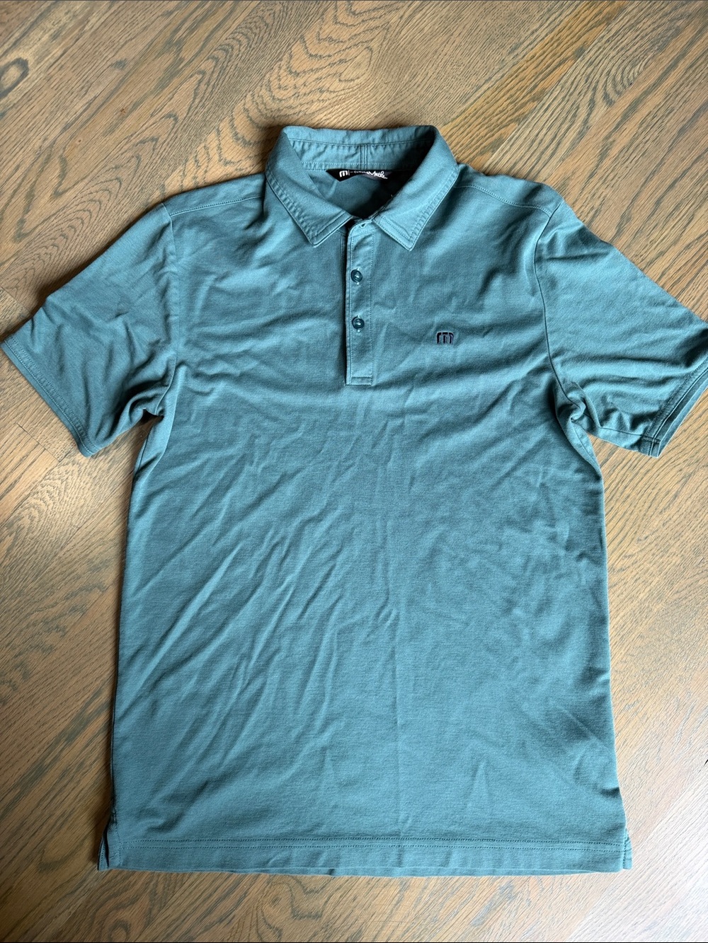 Travis Mathew Men's Teal-Green Polo
